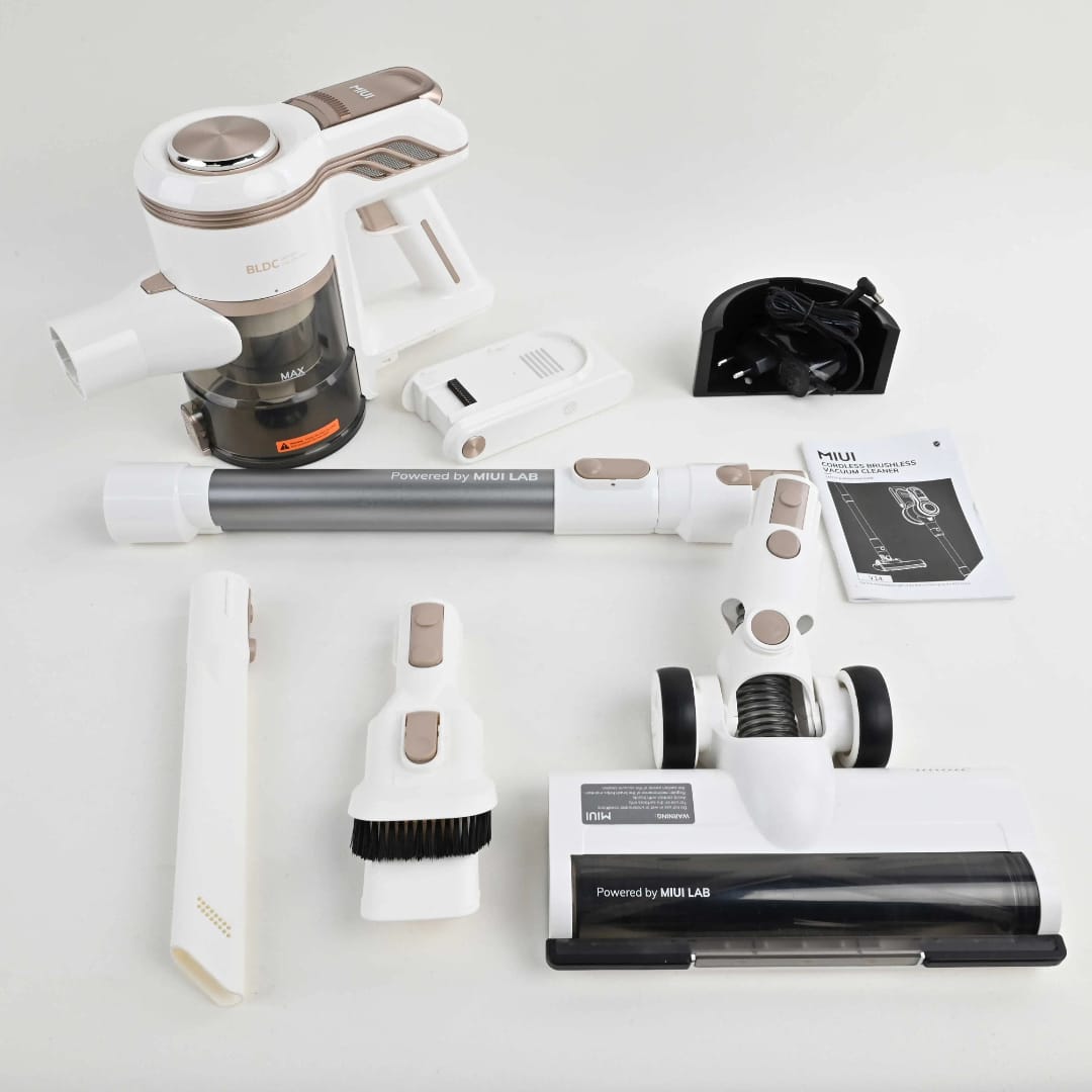 Cordless Vacuum Cleaner with 15 kPa Suction Power, High-Performance Handheld Vacuum